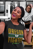 Oregon Fighter - Short Sleeve Tee (Boxing, MMA, Gym, Fitness)