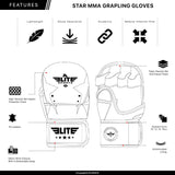 Elite Sports MMA Grappling Gloves