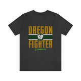 Oregon Fighter - Short Sleeve Tee (Boxing, MMA, Gym, Fitness)
