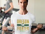 Oregon Fighter - Short Sleeve Tee (Boxing, MMA, Gym, Fitness)