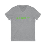 THREAT-FIT Title - Unisex Short Sleeve V-Neck Tee