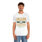 Oregon Fighter - Short Sleeve Tee (Boxing, MMA, Gym, Fitness)
