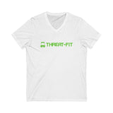 THREAT-FIT Title - Unisex Short Sleeve V-Neck Tee