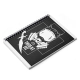 "THREAT-FIT" Logo- Spiral Notebook - Ruled Line