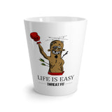 THREAT-FIT / "Life Is Easy" Latte mug 12oz.