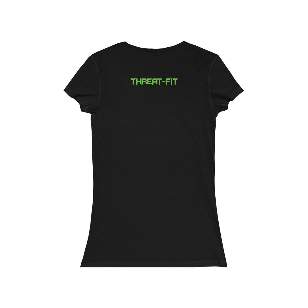 LANMERTREE Women's Funny Camper Letter Graphic T-Shirt - Short Sleeve V-Neck Casual Tee - View #5