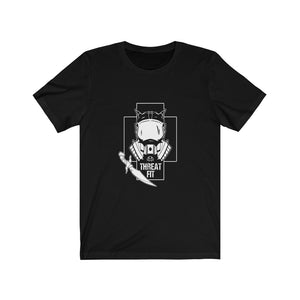 THREAT-FIT Signature Tee - White Mask